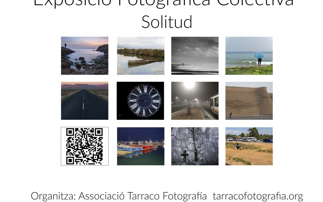 Cartell de la exposicio colectiva solitud